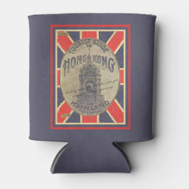 Antiker Touristenführer nach Hongkong mit Union Ja Dosenkühler
