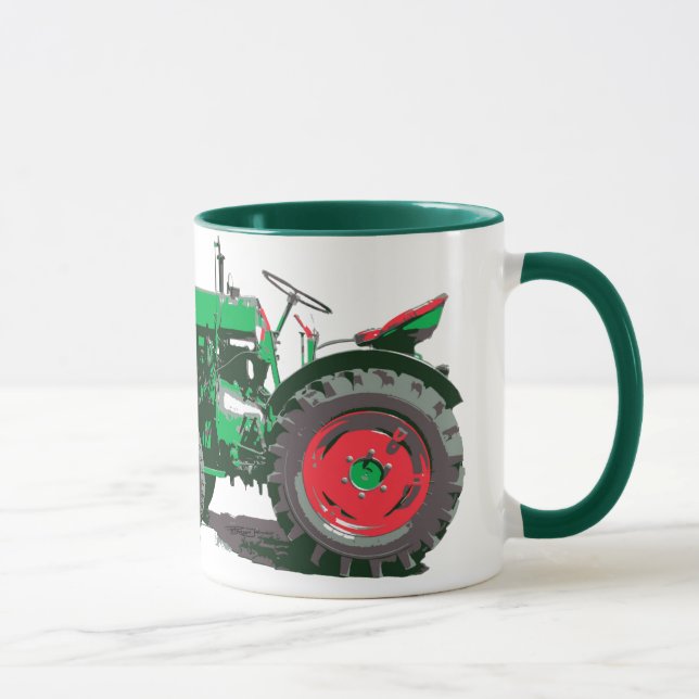 ANTIKER TRAKTOR TASSE (Rechts)