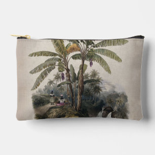 Antiker Tropischer Bananenbaumwald Vintage Bota Zubehörtasche
