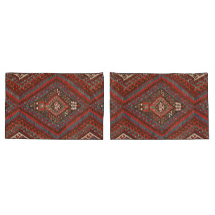 Antiker türkischer Kilim Rug Persischer Teppich Kissenbezug