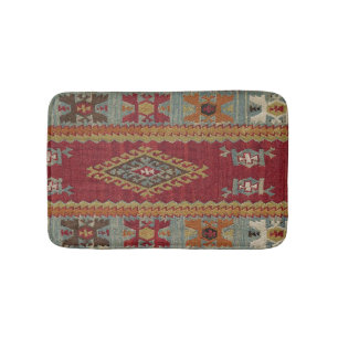 Antiker türkischer Kilim-Teppich Badematte