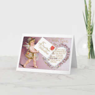 Antiker Valentinstag Feiertagskarte