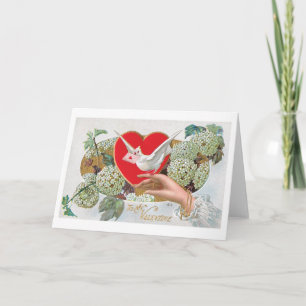 Antiker Valentinstag Feiertagskarte