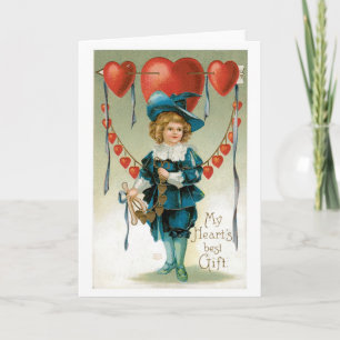 Antiker Valentinstag Feiertagskarte