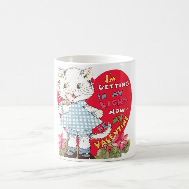 Antiker Valentinstag Kaffeetasse (Mittel)