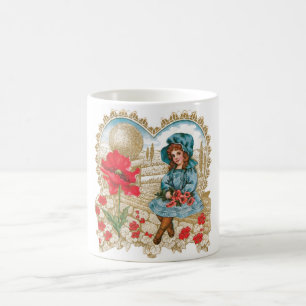 Antiker Valentinstag Kaffeetasse