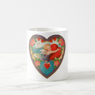 Antiker Valentinstag Kaffeetasse