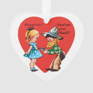 Antiker Valentinstag Ornament