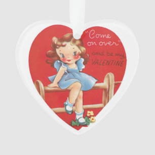 Antiker Valentinstag Ornament