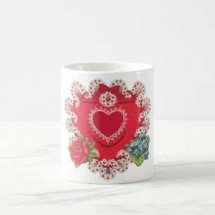 Antiker Valentinstag Tasse