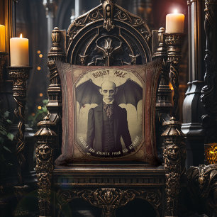 Antiker viktorianischer Gothic-Dracula-Vampir Kissen
