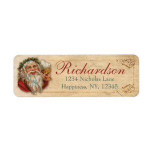 Antiker viktorianischer Weihnachtsmann-Wassail-Tru