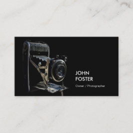 Antiker Vintager Kamerageschäft - Fotograf Visitenkarte