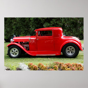 Antiker Wagen Poster