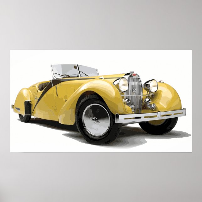 Antiker Wagen Poster (Vorne)