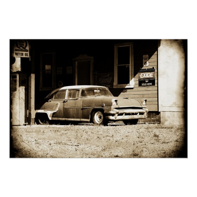 Antiker Wagen Poster (Vorderseite)