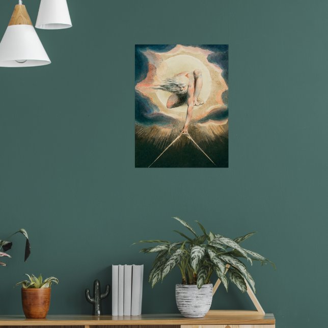 Antiker William Blake Earth Compass Symbolismus Poster (Wohnzimmer 1)