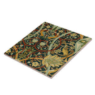 Antiker William Morris Bullerswood-Teppich    Fliese