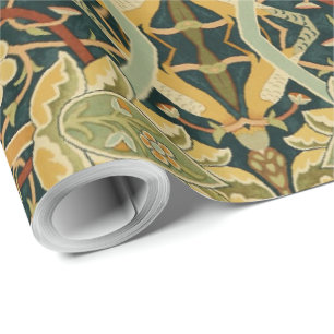 Antiker William Morris Bullerswood-Teppich Geschenkpapier