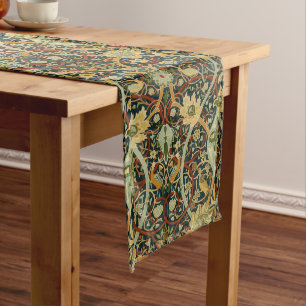 Antiker William Morris Bullerswood Teppich Großer Tischläufer