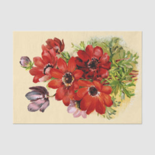Antiker Windflower von Seidenpapier 1898