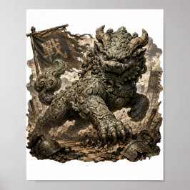 Antiker Yali-Wächter Fantasy-Poster Poster