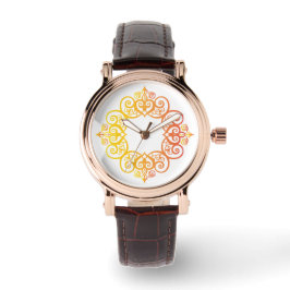 Antiker Zierrahmen Elegante Dekorative Umrandung Armbanduhr