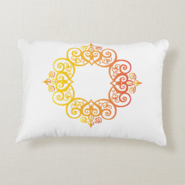 Antiker Zierrahmen Elegante dekorative Umrandung Dekokissen