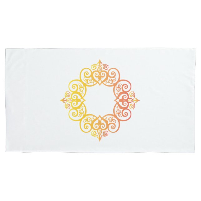 Antiker Zierrahmen Elegante dekorative Umrandung Kissenbezug (Vorderseite-Links)