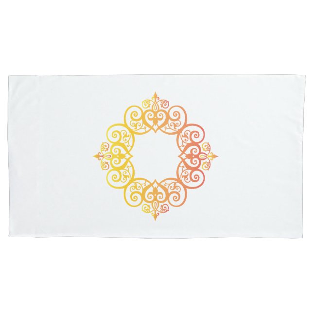 Antiker Zierrahmen Elegante dekorative Umrandung Kissenbezug (Vorderseite)