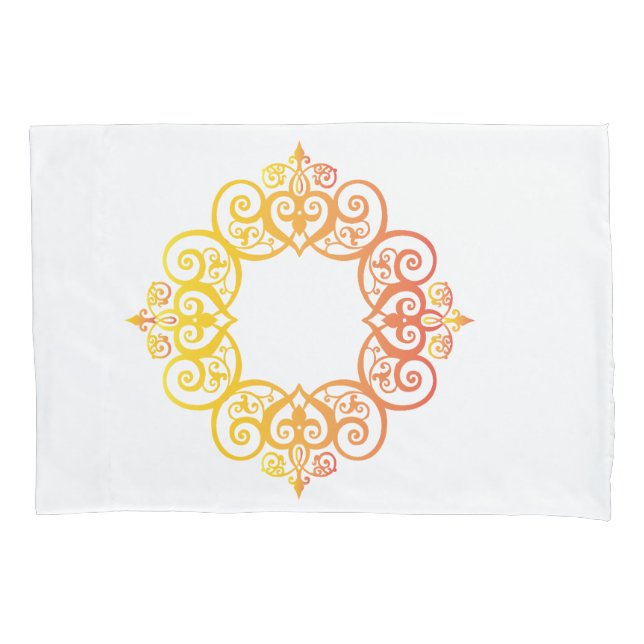 Antiker Zierrahmen Elegante Dekorative Umrandung Kissenbezug (Vorderseite)