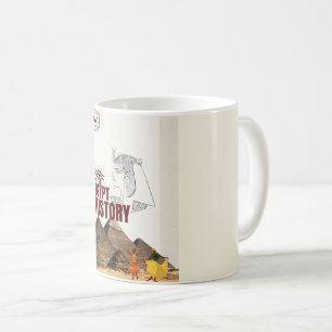 Antikes-Ägypten-Geschichte-Kaffeetasse   Pyramiden Kaffeetasse