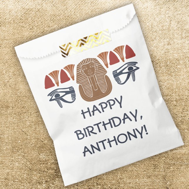 Antikes Ägypten König tut es als Custom Party Geschenktütchen (Von Creator hochgeladen)