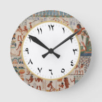 Antikes Ägypten Küche Kunst Uhren arabische Zahlen