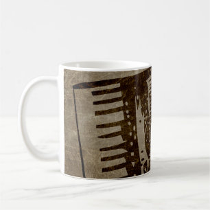 Antikes Akkordeon Tasse