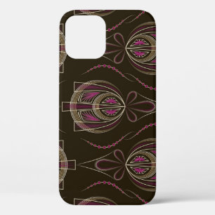 Antikes Art Deco geometrisches Ornament Case-Mate iPhone Hülle