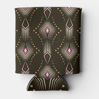 Antikes Art Deco Geometrisches Ornament Dosenkühler