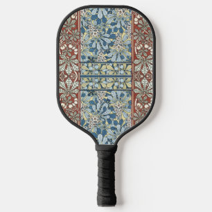 Antikes Art Nouveau Muster mit Kastanienblüten Pickleball Schläger