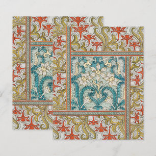 Antikes Art Nouveau-Osterglockenmuster Verneuil
