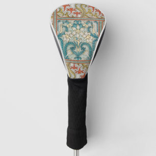 Antikes Art Nouveau-Osterglockenmuster Verneuil Golf Headcover