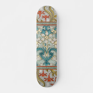 Antikes Art Nouveau-Osterglockenmuster Verneuil Skateboard
