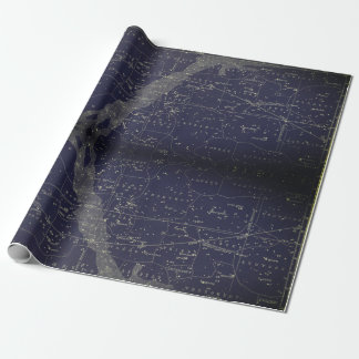 Antikes astronomisches Geschenkpapier