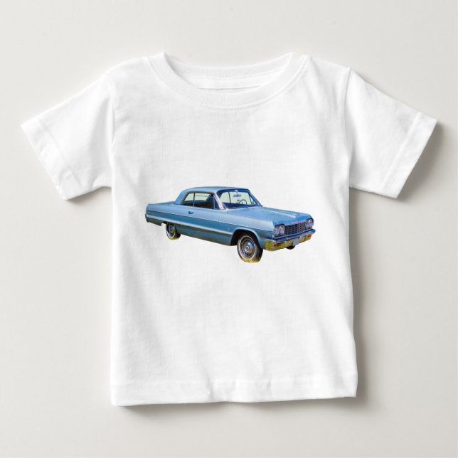 Antikes Auto 1964 Chevrolet Impala Baby T-shirt (Vorderseite)
