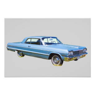Antikes Auto 1964 Chevrolet Impala Fotodruck