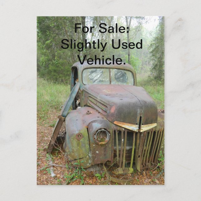 Antikes Auto 611 Postkarte zum Verkauf (Vorderseite)