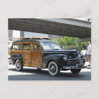 antikes Auto Postkarte