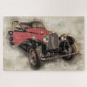 Antikes Auto Puzzle