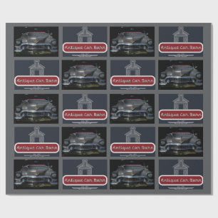 Antikes Auto Scheune Geschenkpapier