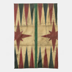 Antikes Backgammon-Spiel-Brett durch Ethan Harper Geschirrtuch