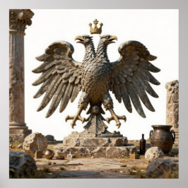 Antikes Balkan-Tempel-Artefakt Poster